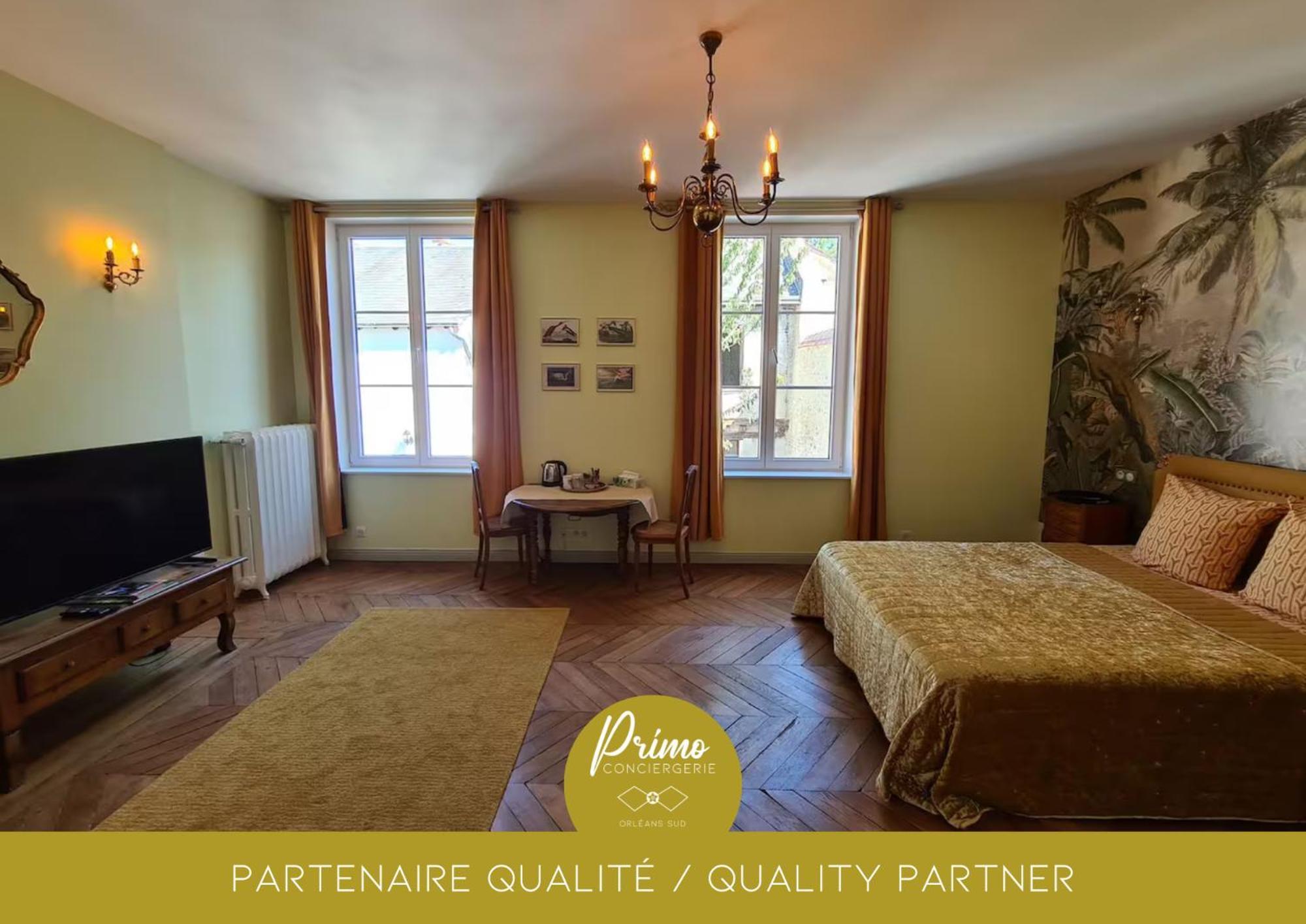 Domaine De Charme Au Coeur D'Orleans Classe 3 Etoiles - Bords De Loire - 21 Couchages Avec Parkings Prives 外观 照片